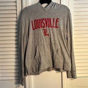 Louisville grey super soft lightweight hoodie